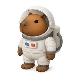 Space capybara